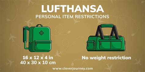 lufthansa personal item size.